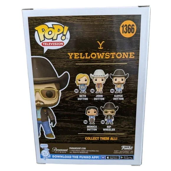 Funko Pop Rip Wheeler 1366 Vinyl Figure Yellowstone Collectible Toy NIB - Picture 6 of 12